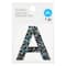 12 Pack: Black AB Letter Bling Sticker by Recollections®